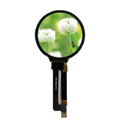 모든 보기 2 화이트 LED 1.28 인치 원형 LCD IPS 디스플레이 모듈 240240