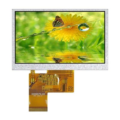 4.3인치 24비트 RGB 사용자 지정 LCD 디스플레이 반사 터치 스크린 1000nits