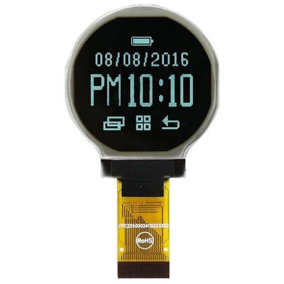 1.18 인치 PM OLED 디스플레이 화면 스마트 워치 전자 건강 장치 착용을위한 LCM 패널