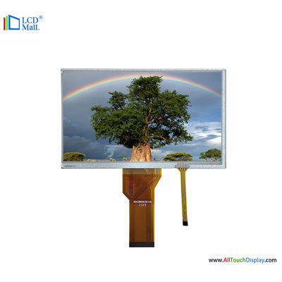 40 핀 LCD 화면 TFT LCD 디스플레이 RTP 7 인치 LCD 모듈 고 밝기 280cd/m2