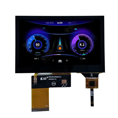 4.3'' IPS 480*RGB*272 Tft LCD 디스플레이 40 핀 RGB 인터페이스 용량 터치 패널 화면