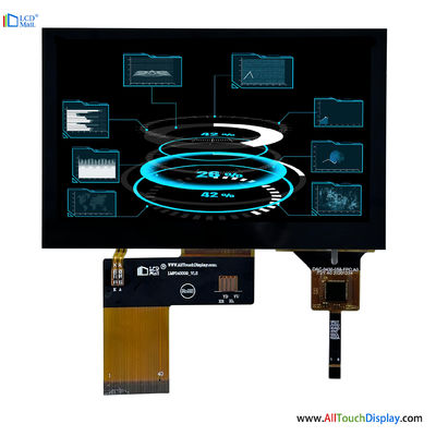 4.3인치 GT911 CTP IC TFT LCD 디스플레이와 IIC 인터페이스 CTP 터치 패널