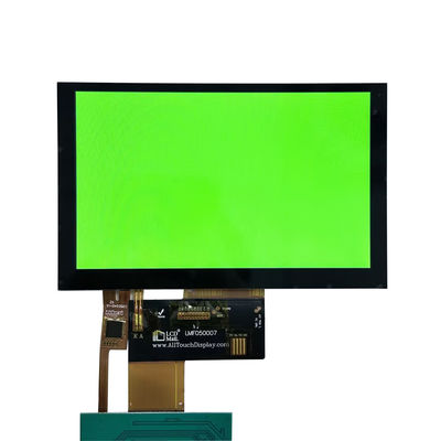 IPS 뷰 앵글 의료 TFT 디스플레이 5인치 WVGA TFT LCD 디스플레이 RGB 인터페이스
