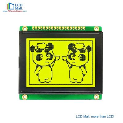 노란색 백라이트와 작동 온도 -20 ~ 70C의 고성능 그래픽 LCD 디스플레이