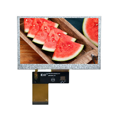 4.3인치 480*RGB*272 TFT LCD 디스플레이와 RGB 인터페이스 FPC 커넥터 및 40PIN 연결 핀